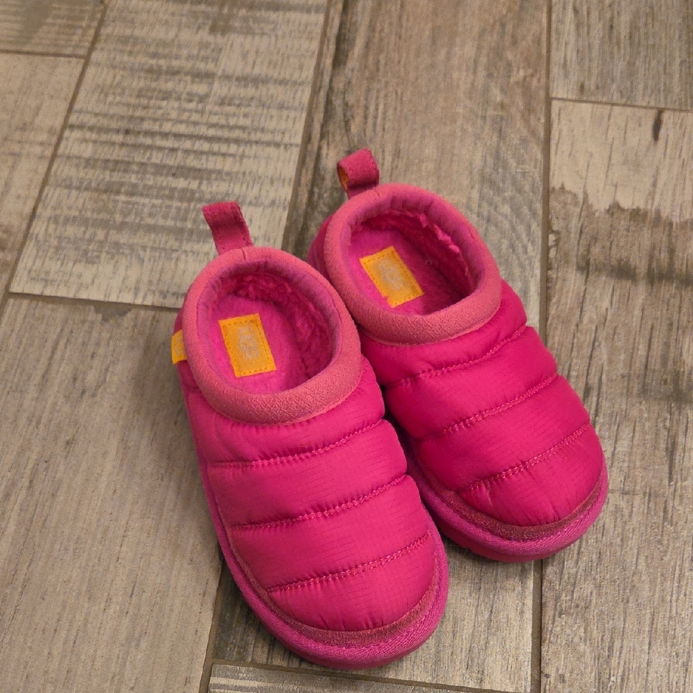 Ugg Cozy Pink Kids Slipper Shoes